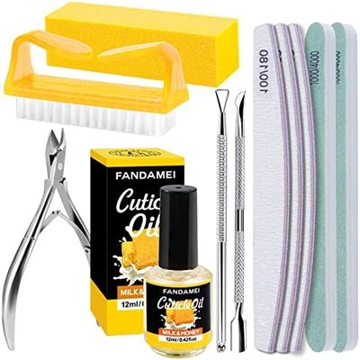Nail Buffer and File  FANDAMEI Nail Care Kit with 3PCS Nail