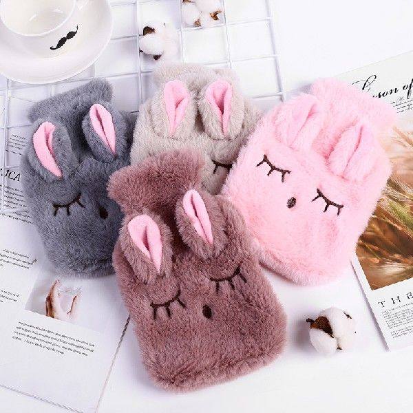 Hot Water Bottles Warm Heat Reusable Hand Warmer Cute PVC Re