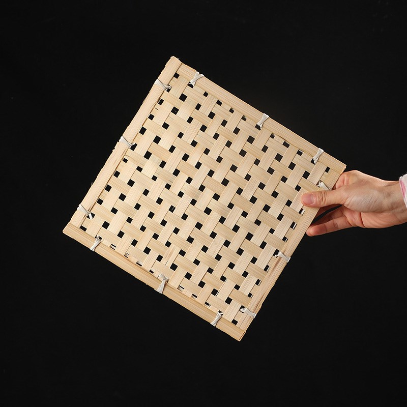 手工竹编制品婚庆周岁宴花馍糕点水果摆台幼儿园农家乐装饰道具