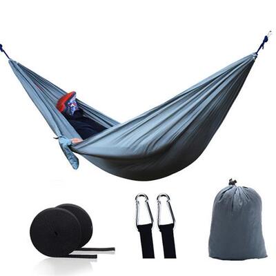 Nylon Double Person Hammock Adult Camping Outdoor Backpackin
