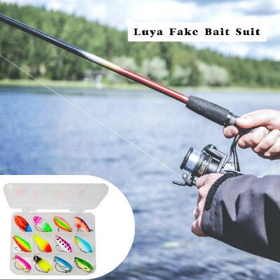 Fishing Lure Artificial Bait Colorful Swivel Type Lure