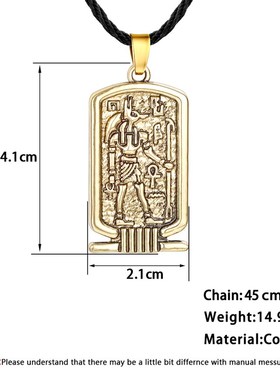 Kinitial Fashion Viking Rune Pendant Necklace Retro Round Tr