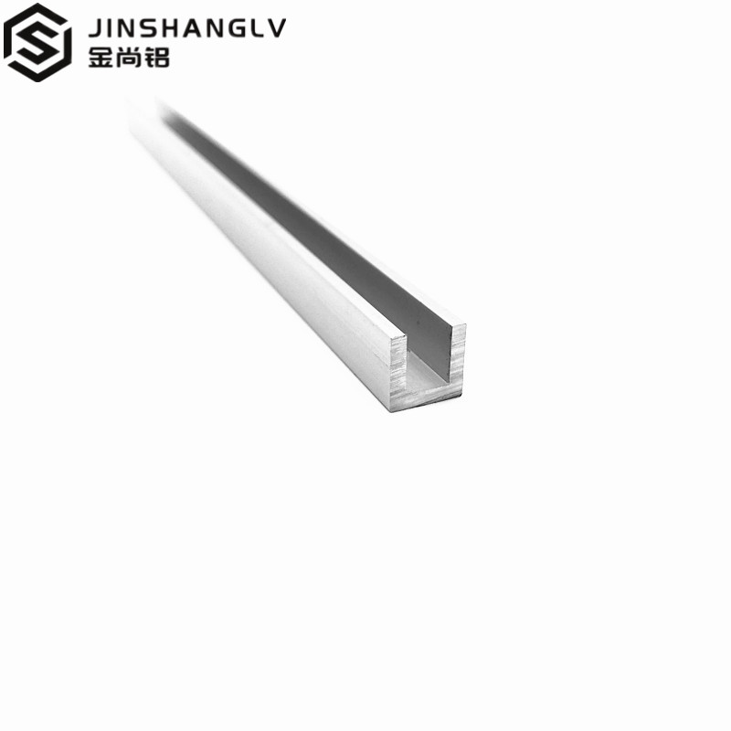铝合金u型槽10x10x2U型铝条铝合金U型条铝挤型材料导轨铝合金型材