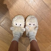 尝试一个新look 棉拖鞋 分享一下秋天 Liangtai