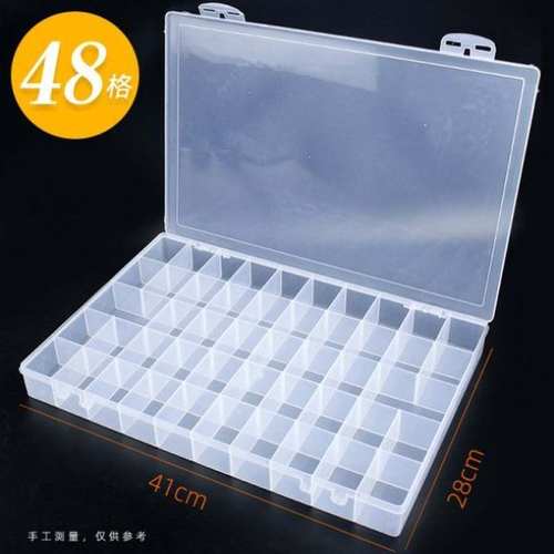 颜料盒大格子水彩液体便携式颜料盘学生画盘加厚携带小盒清新画画