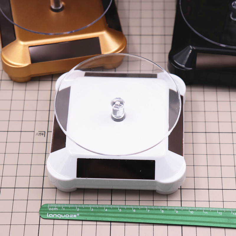 人偶模型黏土超轻土玩偶展示台旋转娃娃底座软陶作品太阳能