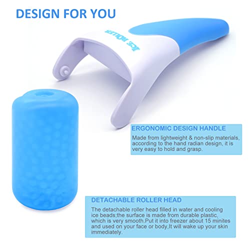 2 PACK Ice Roller for Face  Eyes and Whole Body Relief  Face