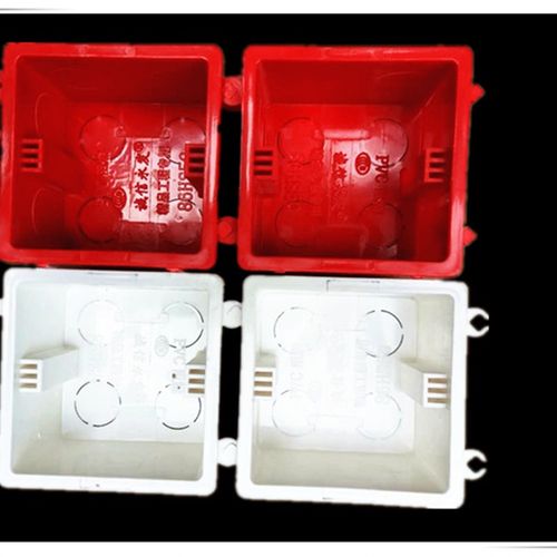 86接线盒自攻丝盒底盒暗盒塑料盒子连接盒 PVC阻燃理线盒自攻拼接