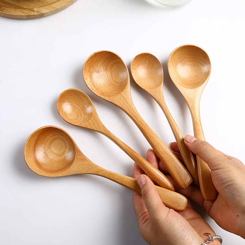 汤勺长柄勺子家用木勺子木头盛粥勺稀饭勺盛汤汤匙日韩式木质勺