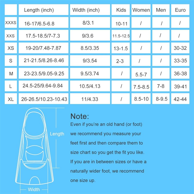 Swim Training Fins Silicone Professional Scuba Diving Fins S