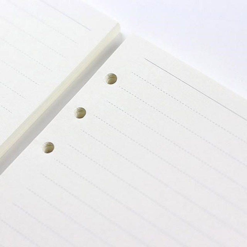 6-Hole Loose-Leaf Refills Loose-Leaf Paper Notebook Refills