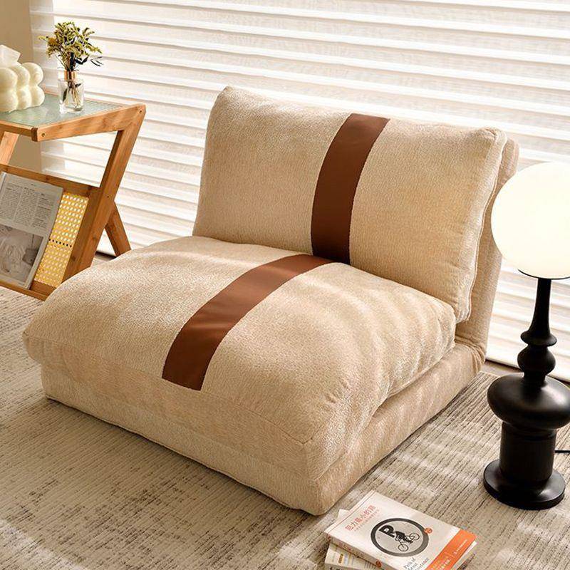 懒人沙发家用奶油风小户型折叠椅子阳台客厅可躺可睡榻榻米沙发床