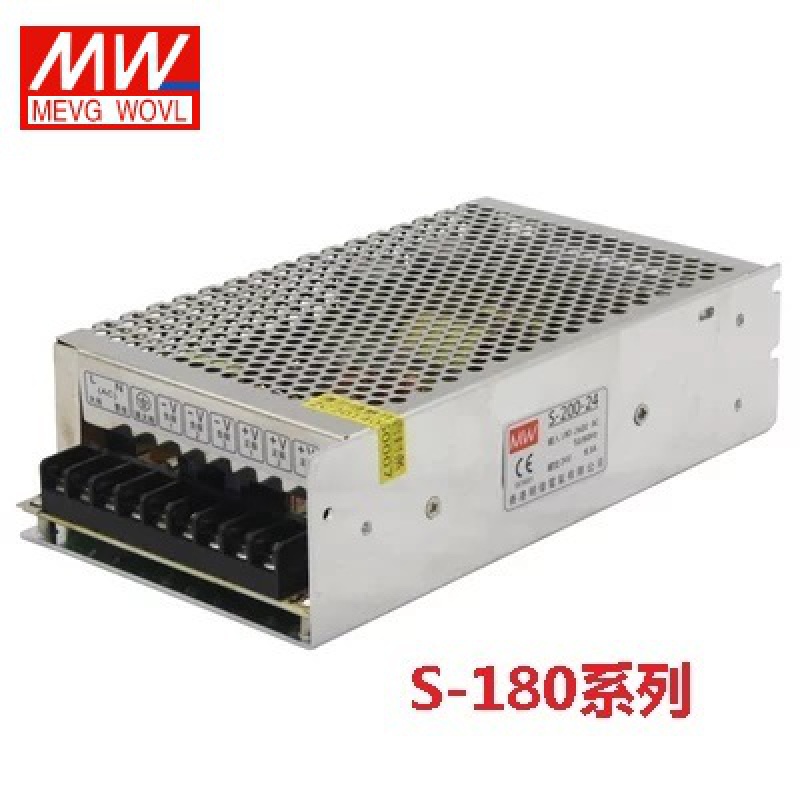 明纬180W开关电源 jS-180-12V15A 15V18V27V24V30V32V/36V5A/4