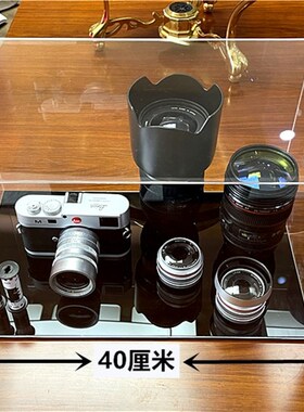 透明亚克a力展示罩摆件桌面相机镜头模型套装家居样板房装饰品摄