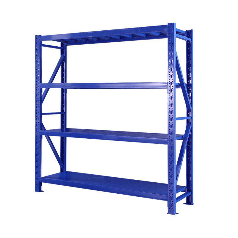 仓储货架仓库多层中型货架子储物库房铁置物架家用可调节收纳