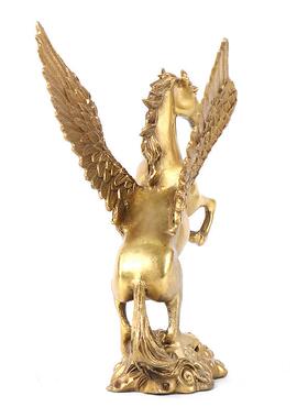 办公室摆件开业礼品生肖马马到成功厂家铜飞马