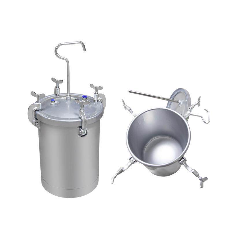 不锈钢压力桶厂家直销PVC底料桶15L，工厂用不锈钢压力桶