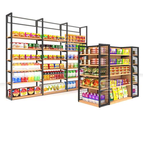 双面便利店货架烟柜金华工厂精品店超市零食储物散称展示架