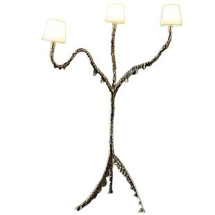 后现代树杈摆件雕塑树脂落地灯售楼部创意客厅北欧轻奢树枝装饰灯