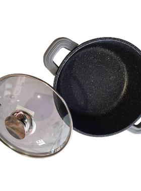 套装麦饭石不粘锅外贸汤锅大理石set24/28/32/36/40/44CM