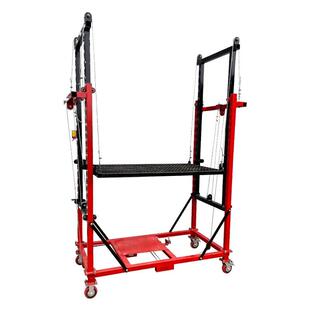 电动升降脚手架遥控移动伸缩折叠升降平台家用装修多功能提升机