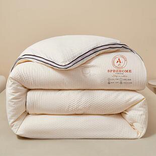 大豆纤维子母被拉链款二合一双胎子母被芯春秋被加厚保暖冬被