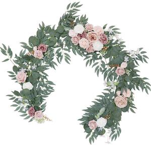 欧式户外婚礼藤条桌花家居藤蔓装饰生日宴会餐桌布置仿真婚庆道具