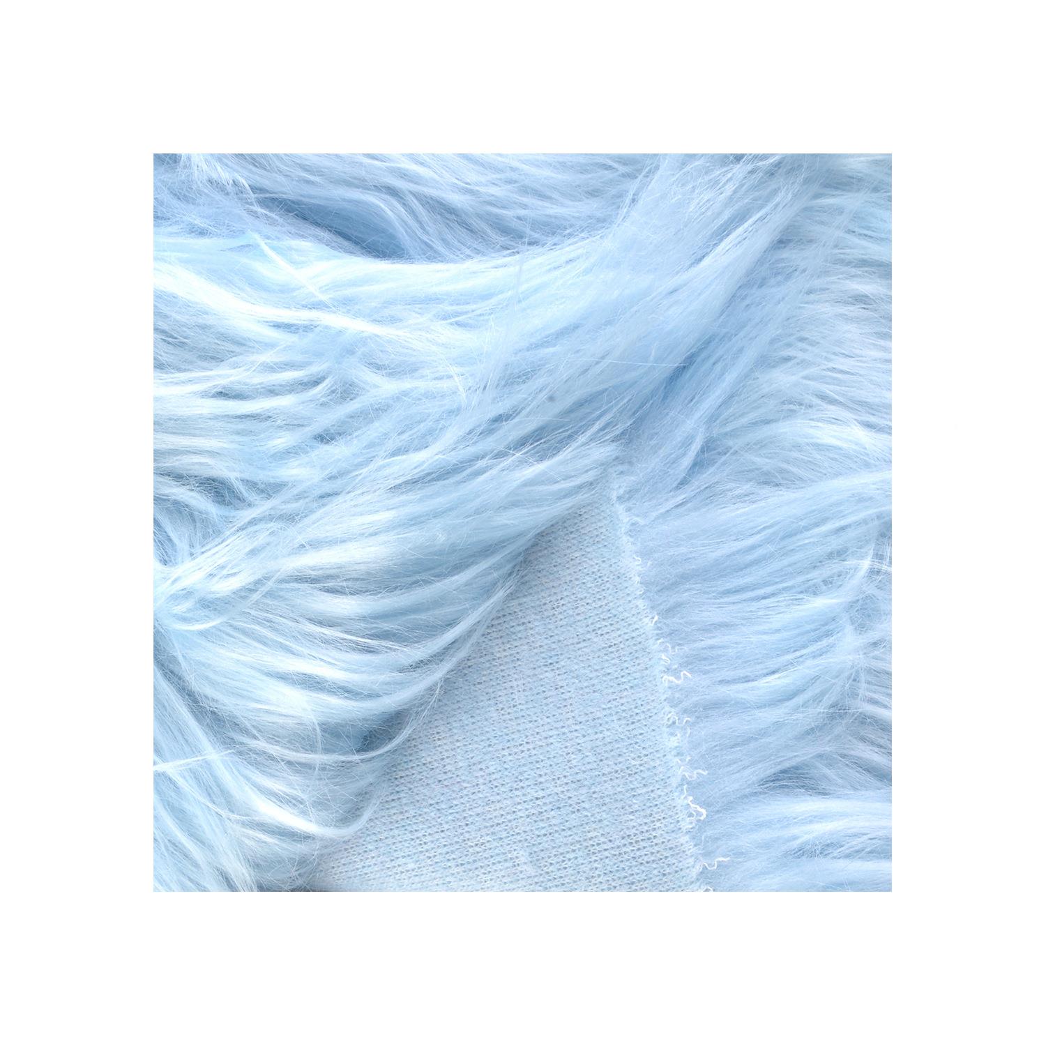 落c水毛长毛绒9mEJJ滚束布料棉花娃娃头发兽装玩兔具面人料造洗水