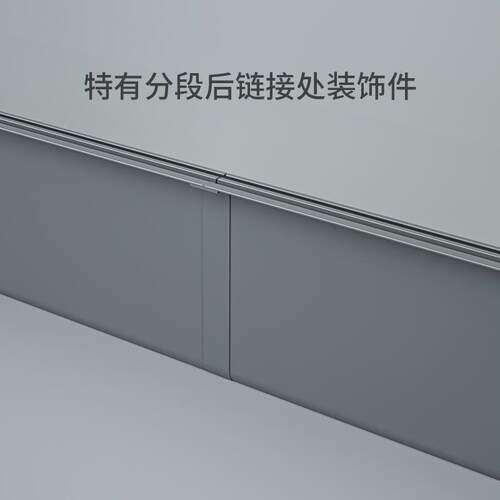 SI6K2021新款窗帘盒轨道一体挡板盒子飘窗成品侧装遮挡装饰客