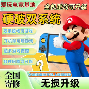 SWITCH硬破大气层双系统续航版 OLED主机维修改机服务 国行NSLITE