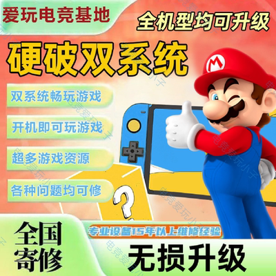 SWITCH硬破大气层双系统续航版国行NSLITE OLED主机维修改机服务