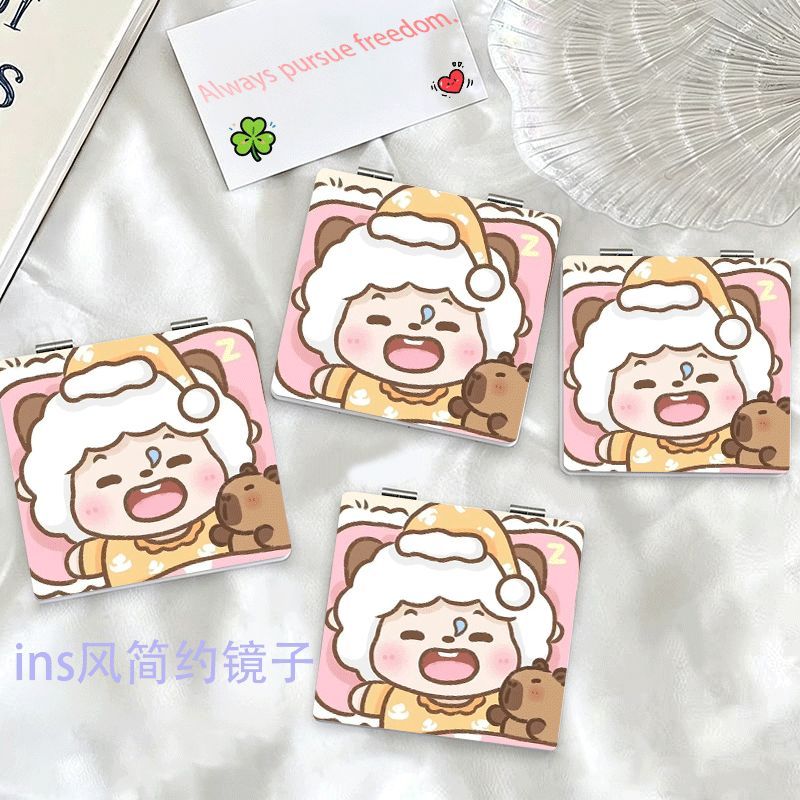 瞌睡懒洋洋随身镜迷你可