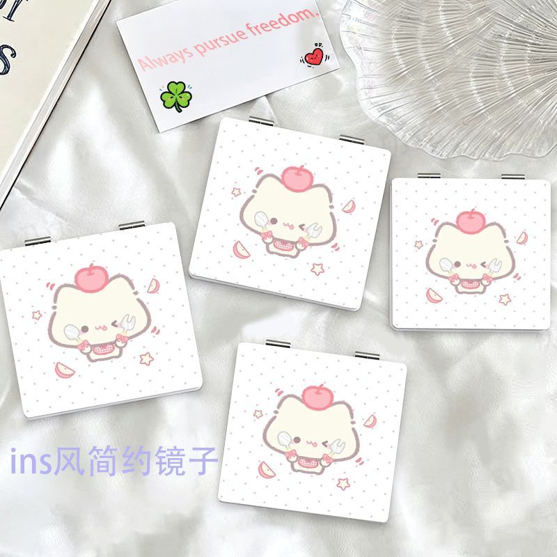 苹果小猫随身镜迷你可爱