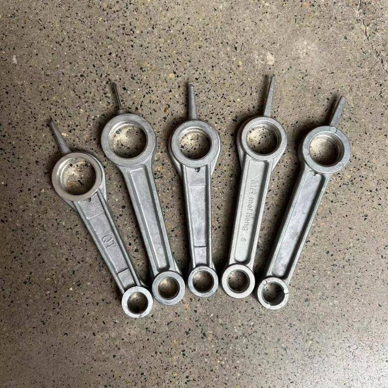 活塞式小气泵空压机配件铝连杆泉州风利风力12*20*73跨境出口连杆