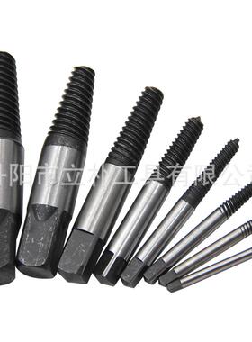 8pc水龙头断丝取出器 粗牙细牙断头螺丝取出工具灰色吹塑盒装