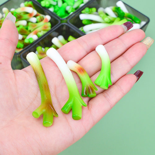 仿真小葱仿真食物蔬菜模型微缩食玩儿童餐厨过家家娃娃屋厨房道具