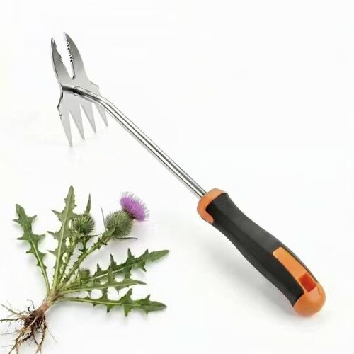 厂家直销跨境园艺工具手动除草工具不锈钢花草除Weeding Tool
