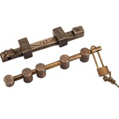 全铜实心门栓加长加厚锁扣 门闩插销老式 仿古中式 门插销h纯铜明装