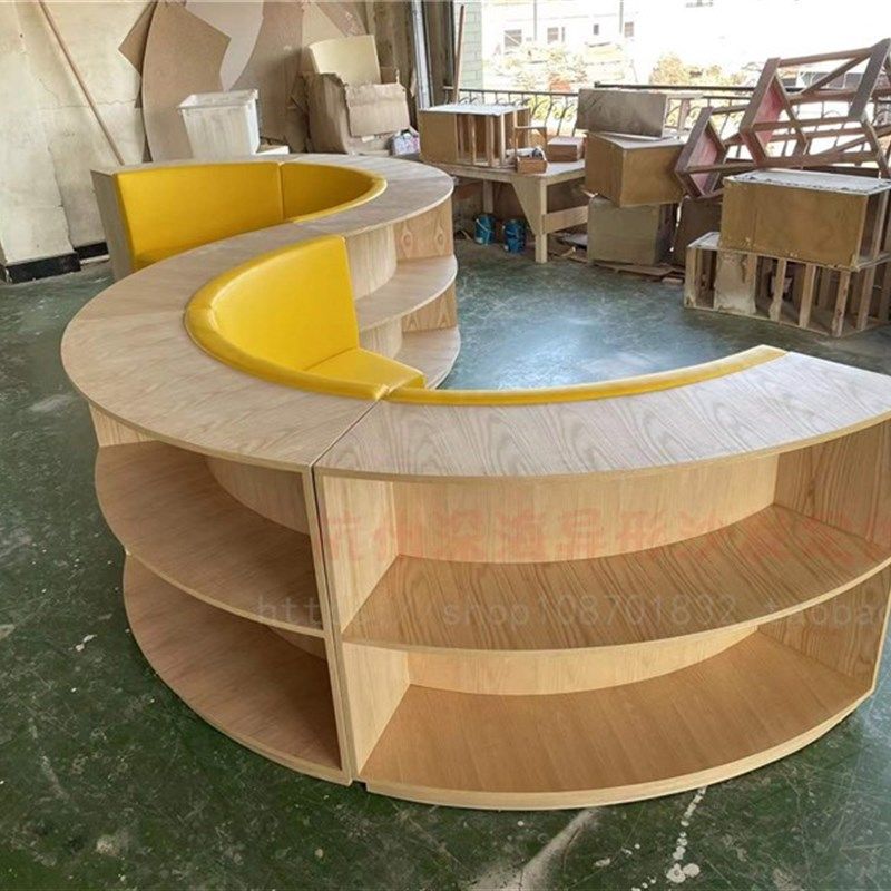 学校图书馆阅读室阅览椅创意休闲幼儿园活L动中心书架书柜组合沙,商业/办公家具,阅览椅,淘宝优惠券,粉丝福利购,淘宝优惠卷