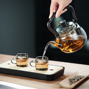 电陶炉玻璃煮茶壶家用B小茶炉煮茶器烧水养生壶泡茶烧水 2024新款