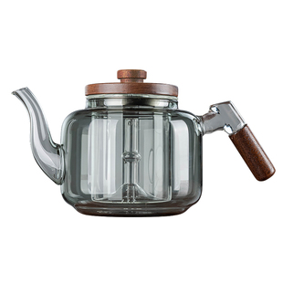 玻璃茶壶泡茶器家用茶水分离过滤花茶壶加厚O耐高温烧水泡茶壶单