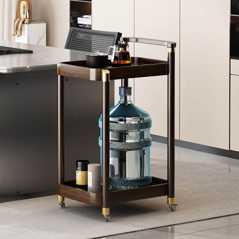 可移动小推车置h物架带轮茶几家用沙发边柜餐边茶水车厨房多层架