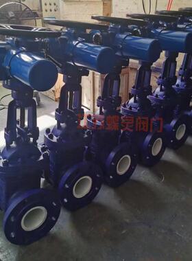 陶瓷阀门PZ941TC-16C电动内衬陶瓷排渣闸阀DN250