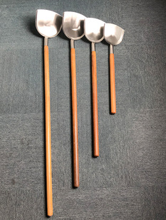 304不锈钢木柄铲加大号厨房炒菜铲酒店食堂用大锅铲铲头多用铲子