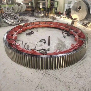 制作3.2米回转窑配件 按图纸生产回转窑齿轮轮带托轮挡轮