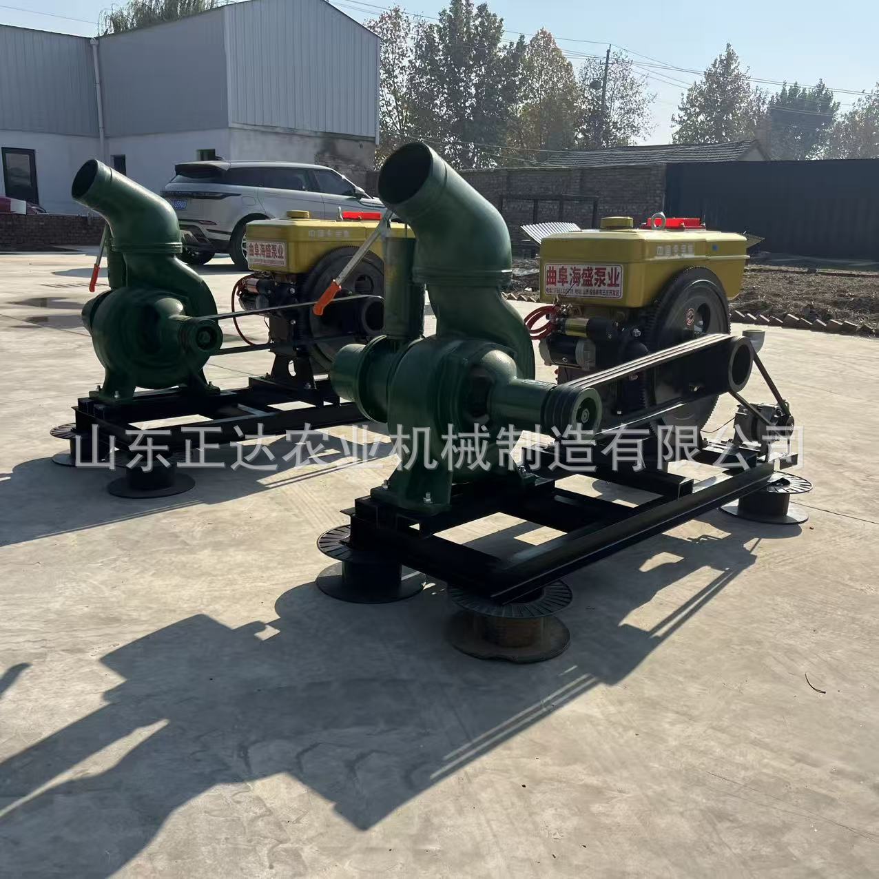 多种动力带动6寸大流量抽水泵 每小时出水量580方灌溉离心泵