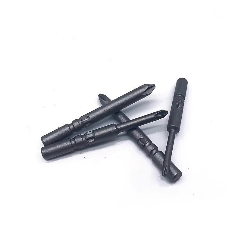 浩普802加长十字批头6C电动螺丝刀头S2加硬电批头十字起子头强磁