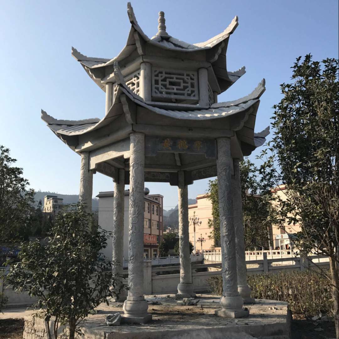 常年定制景区户外石雕凉亭
