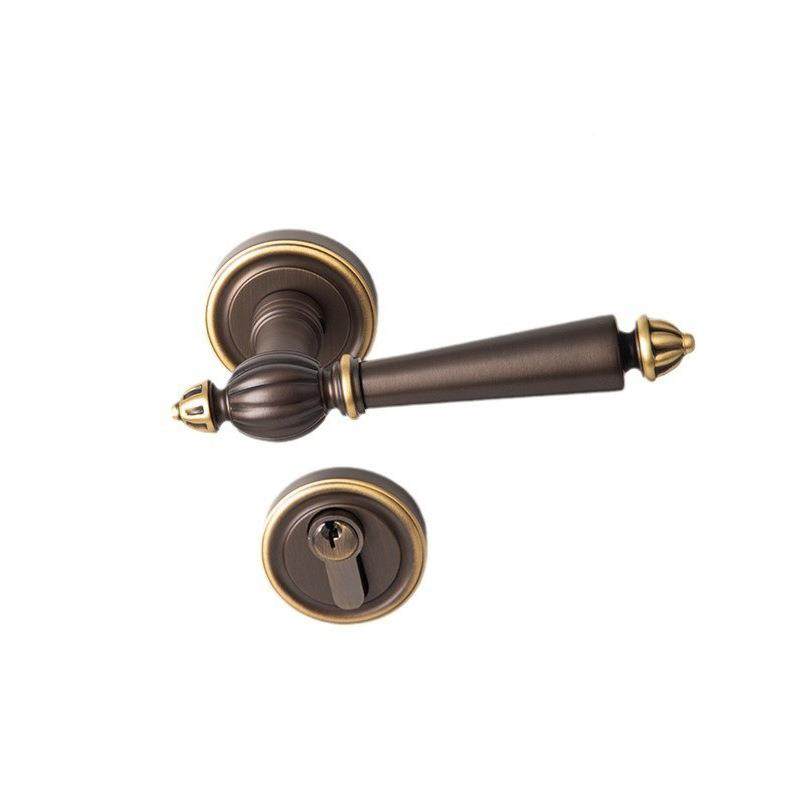 工厂货源全铜轻室法式复古门锁内门锁木门把古手铜色执手锁房具,基础建材,机械门锁,淘宝优惠券,粉丝福利购,淘宝优惠卷