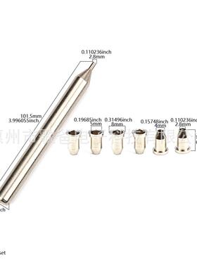 乐器件他用银WUX色吉他弦扣加穿工工具配6个穿配弦扣吉套装